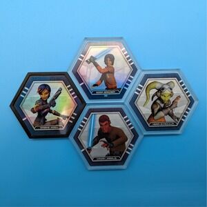 Star Wars Galactic Connexions REBELS Lot: Ezra, Sabine, Hera, Kanan